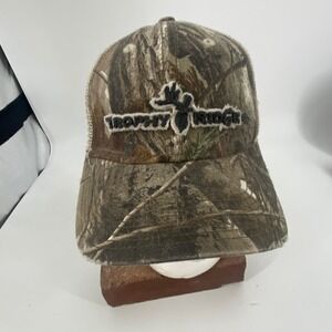 Trophy Ridge Camo Mesh‎ Trucker Hat Outdoor Hunting Fishing Adult Cap